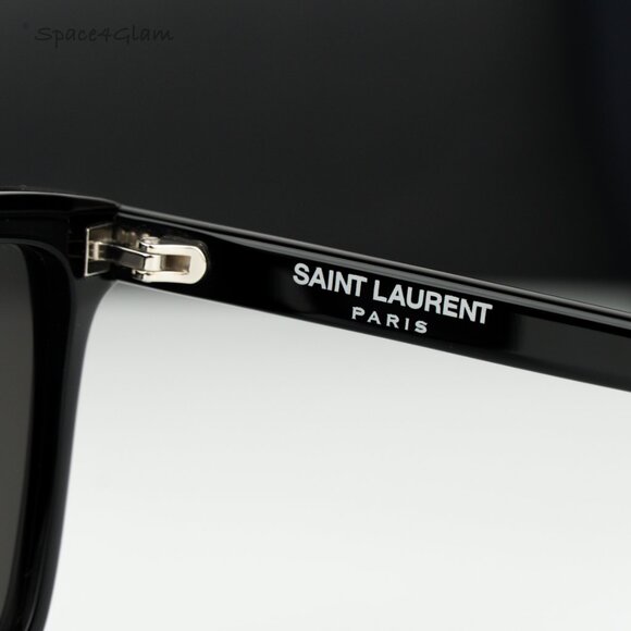 Saint Laurent Men Sunglasses Black Square SL500 001 BRAND NEW - Picture 7 of 11